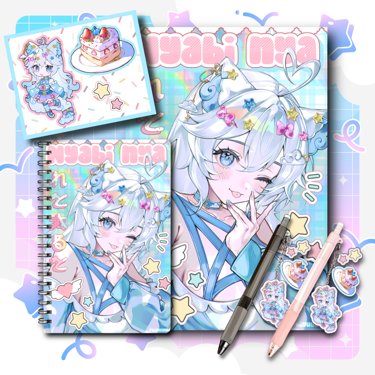 PREORDER Nyabi Nya MERCH DROP BUNDLE