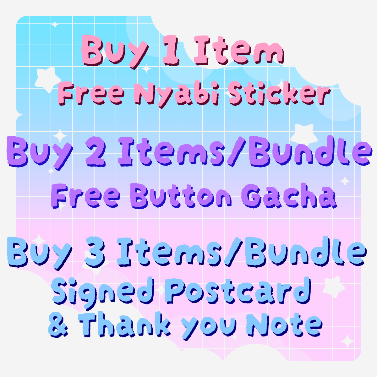 PREORDER Nyabi Nya MERCH DROP BUNDLE