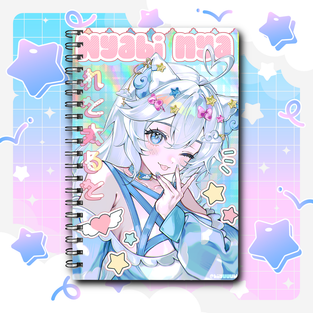 PREORDER Nyabi Nya Holographic Notebooks(B5)